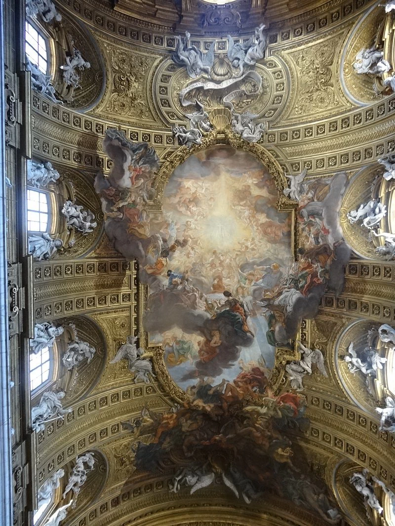 Navata della chiesa di Gesù a Roma